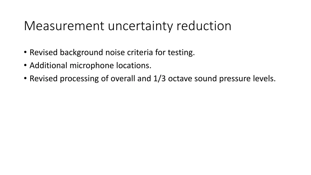 measurement uncertainty reduction