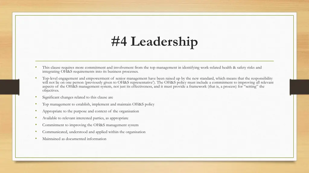 4 leadership