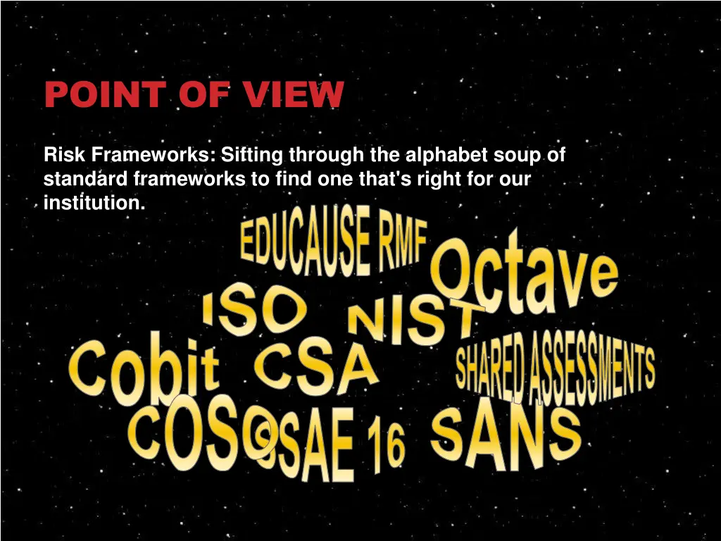 point of view