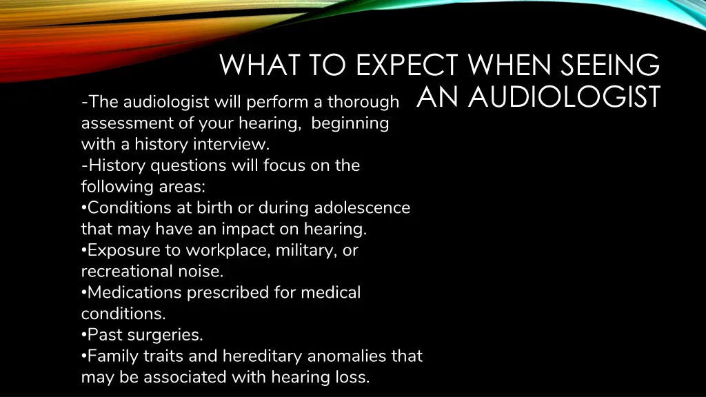 what to expect when seeing an audiologist