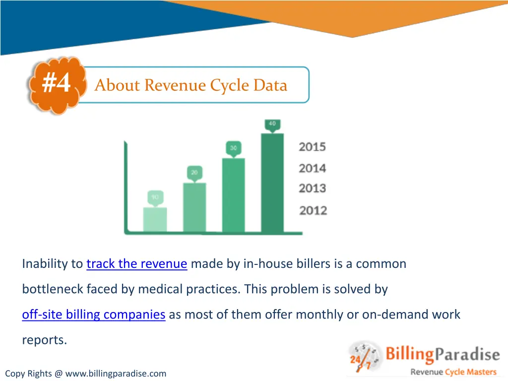 about revenue cycle data
