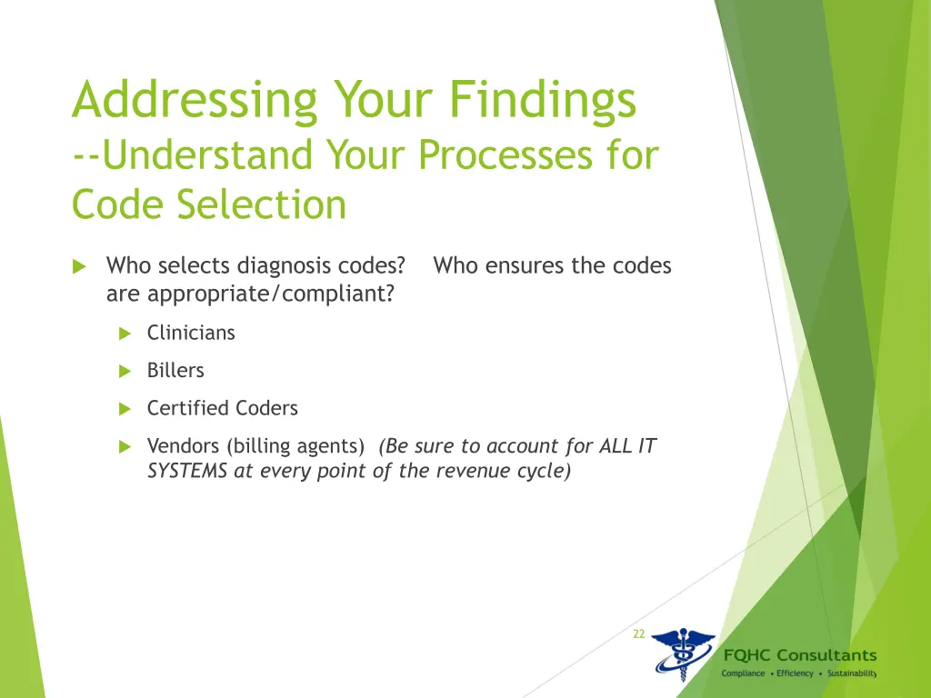 addressing your findings understand your