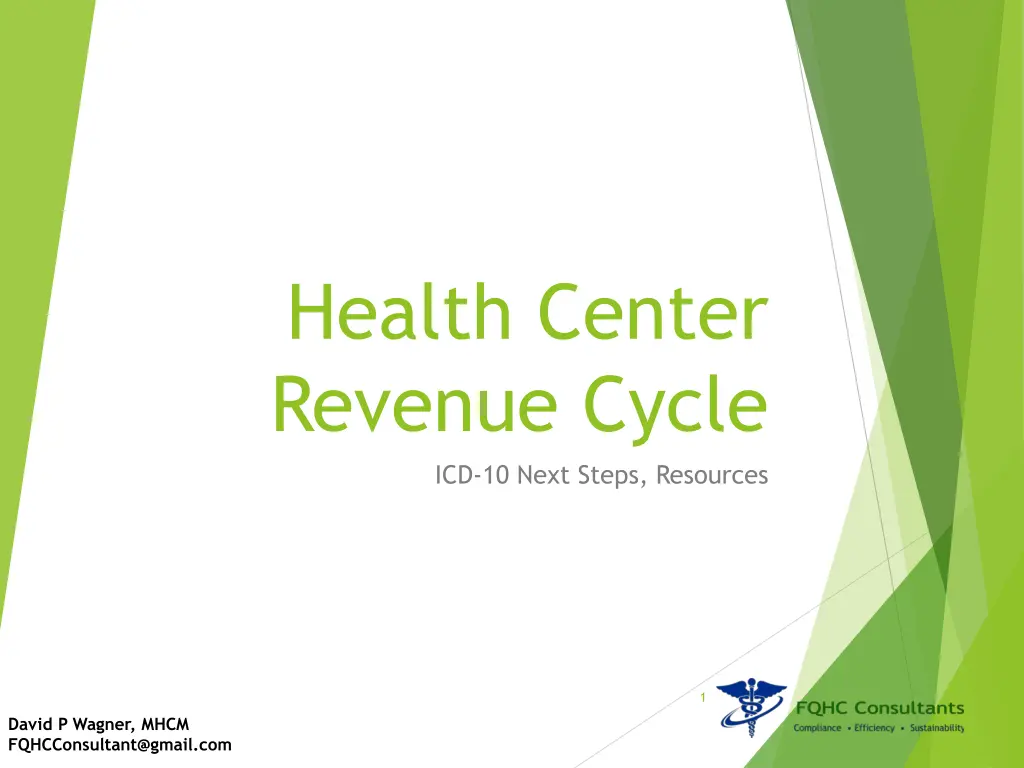 health center revenue cycle icd 10 next steps