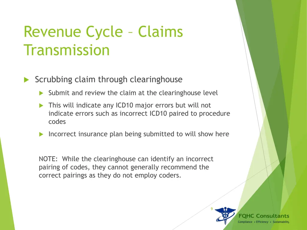 revenue cycle claims transmission