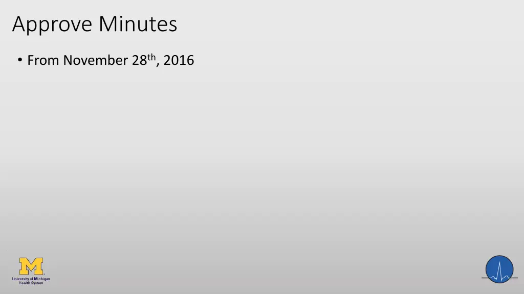 approve minutes