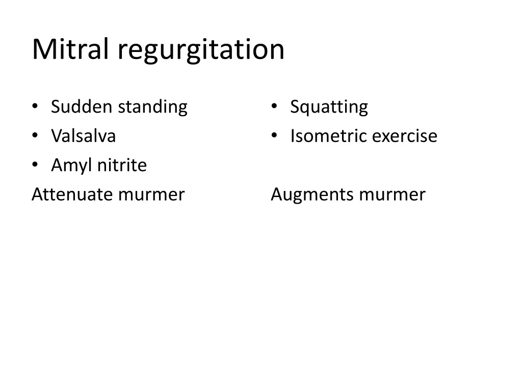 mitral regurgitation