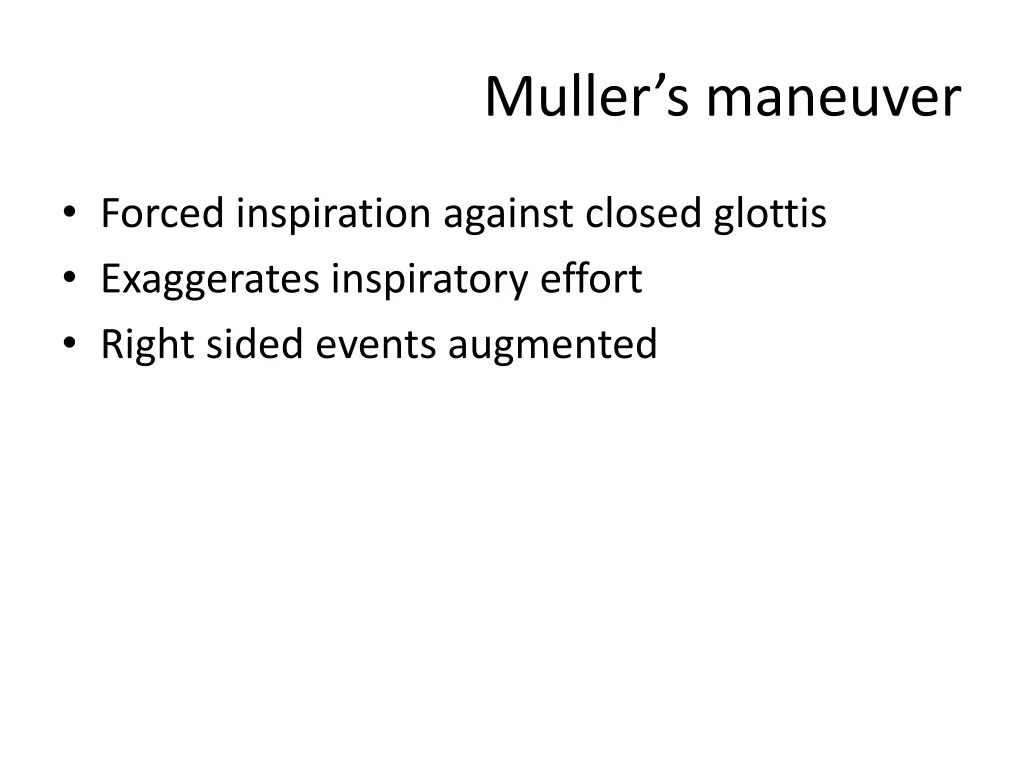 muller s maneuver