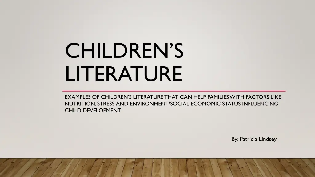 children s literature