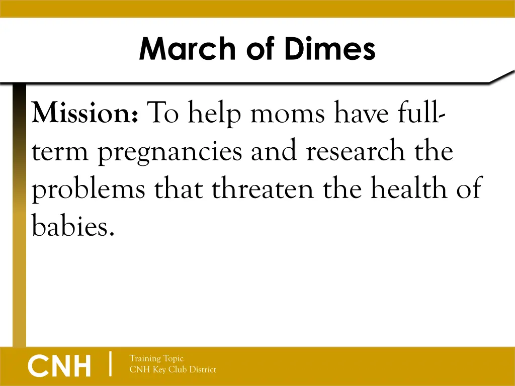 march of dimes 1