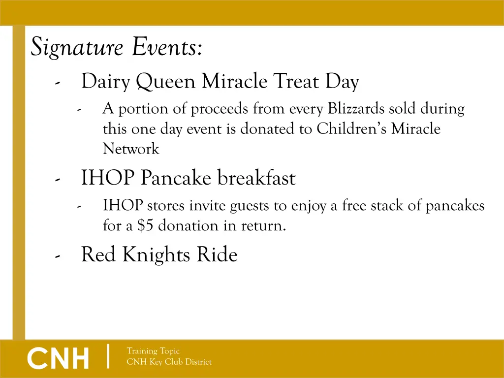 signature events dairy queen miracle treat