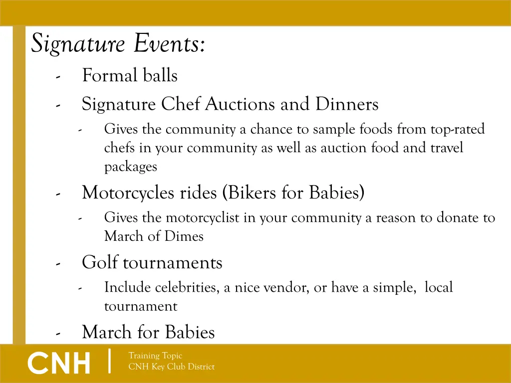 signature events formal balls signature chef