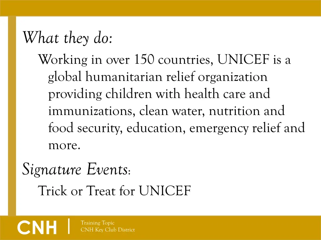 what they do working in over 150 countries unicef