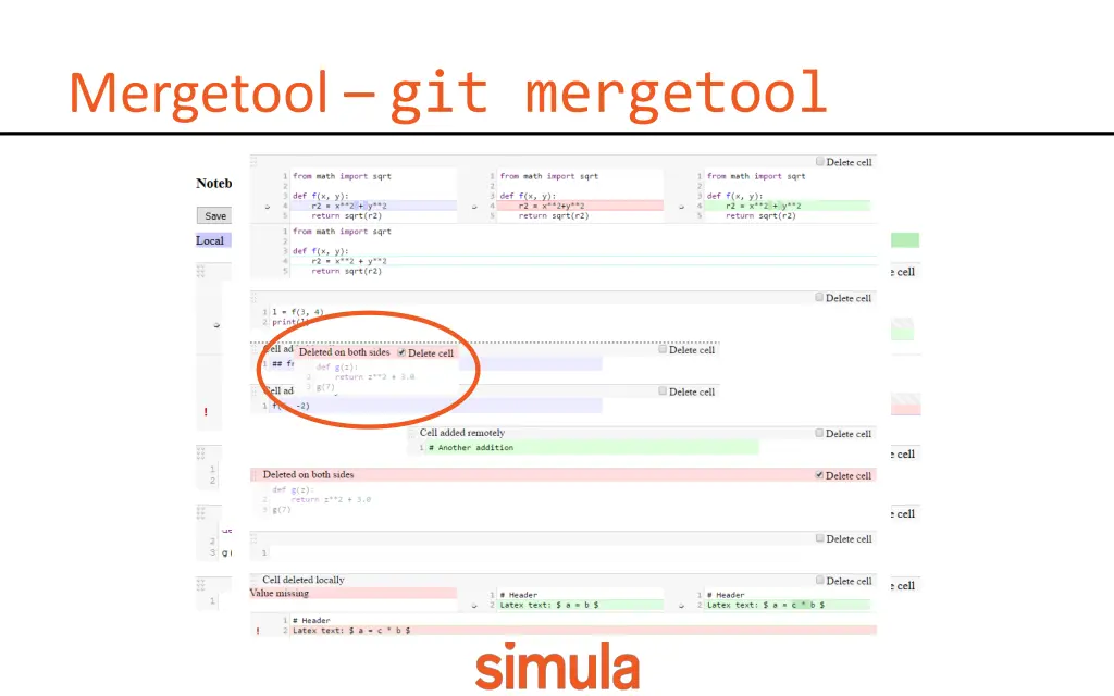 mergetool git mergetool
