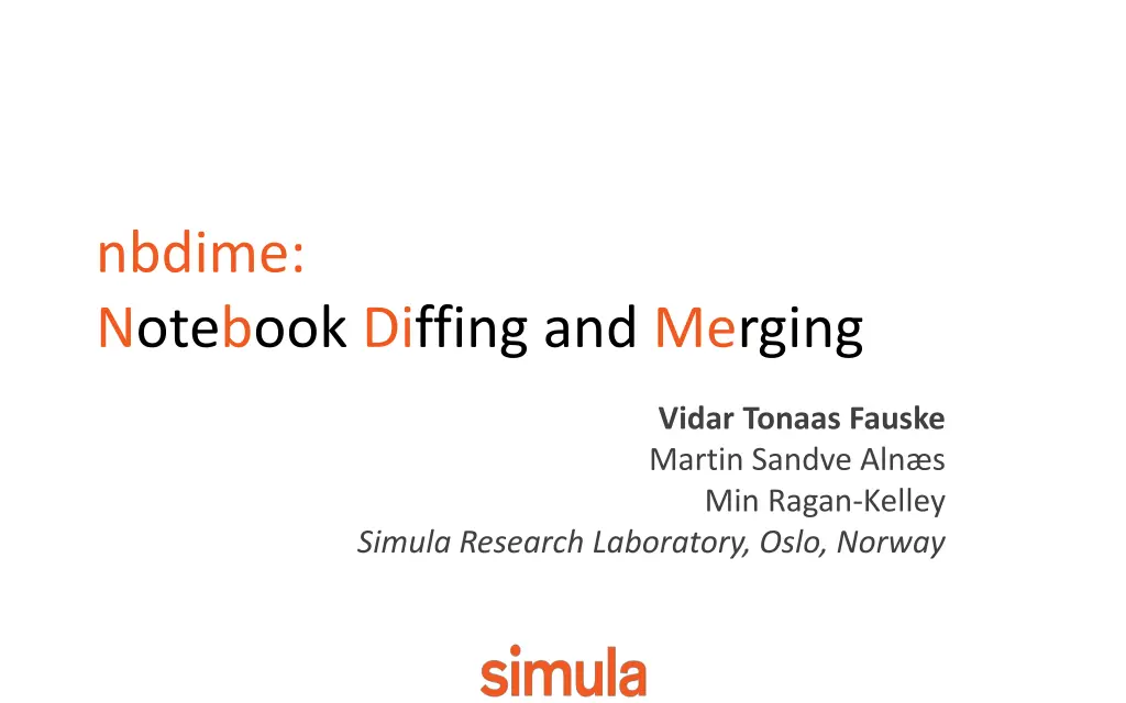 nbdime notebook diffing and merging