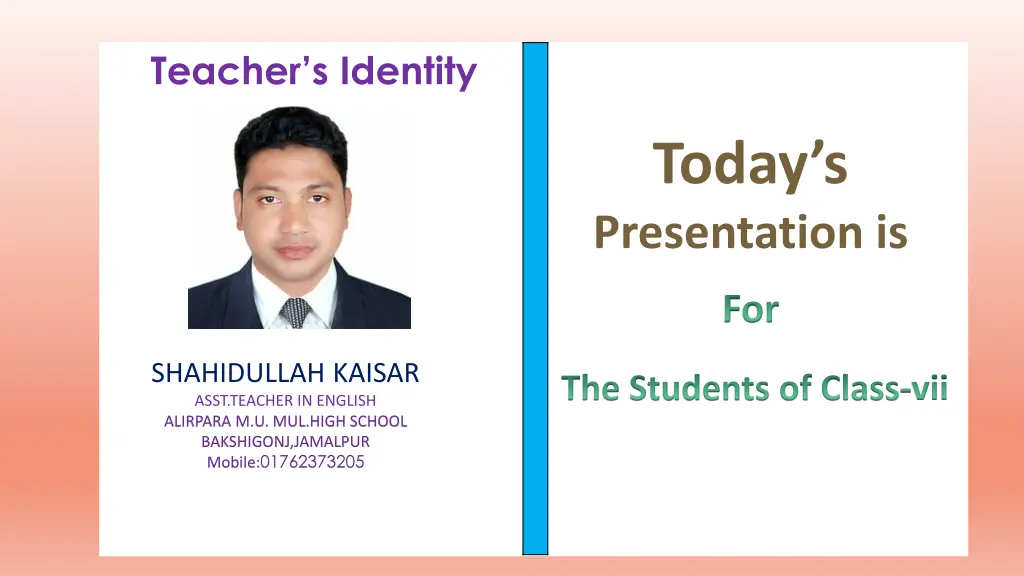 teacher s identity