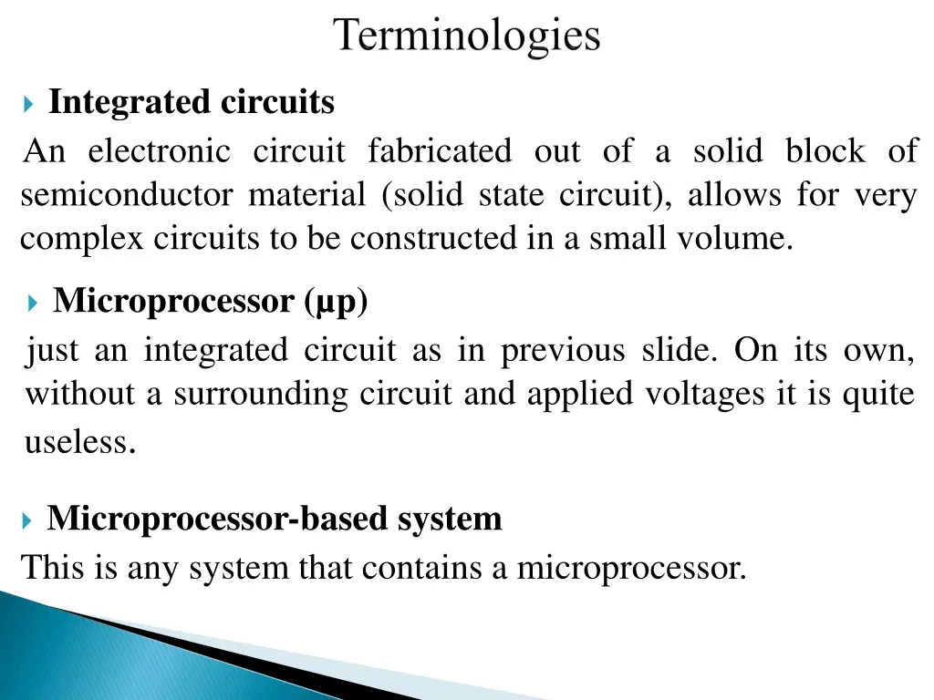 integrated circuits an electronic circuit