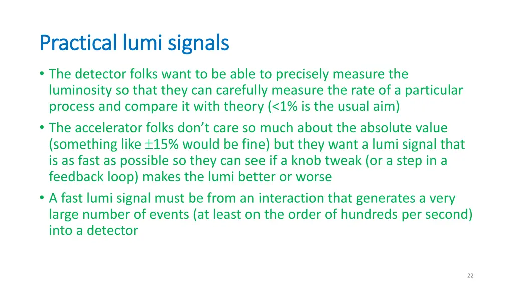 practical lumi signals practical lumi signals