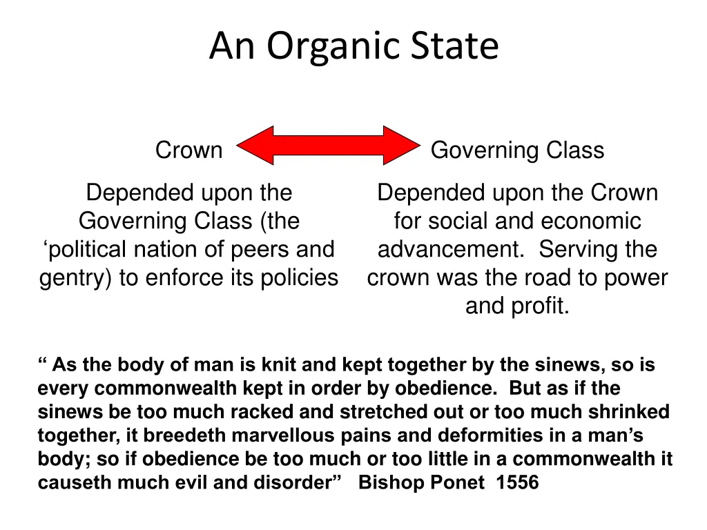 an organic state