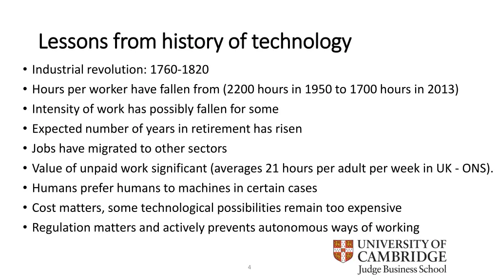 lessons from history of technology lessons from