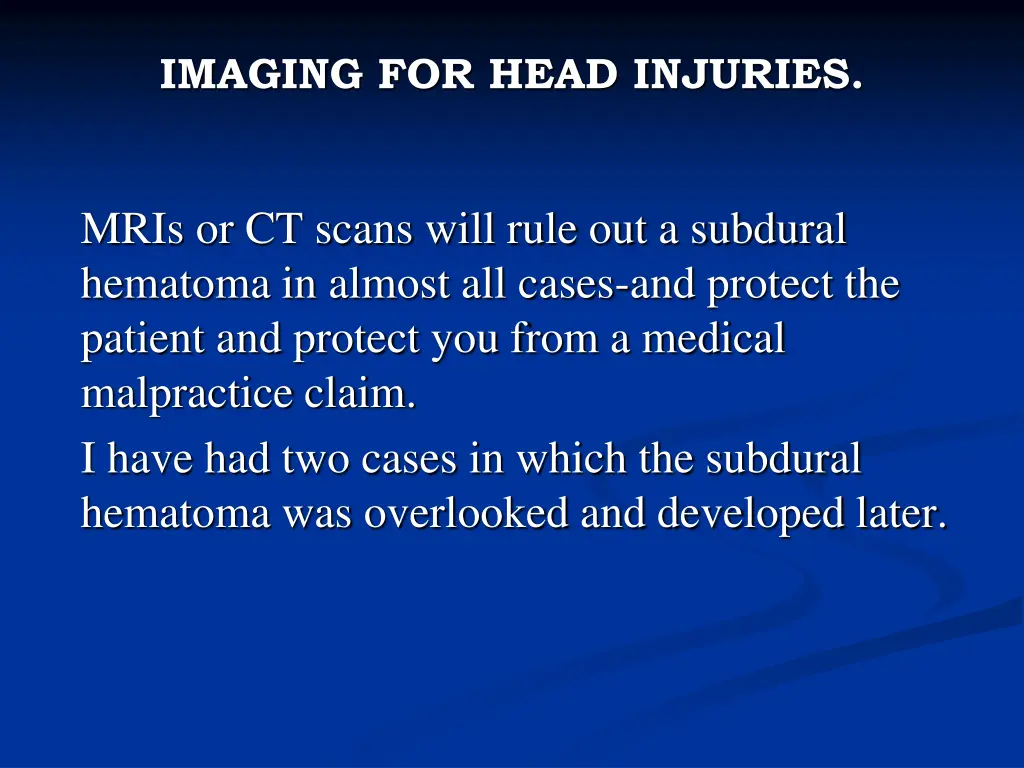 imaging for head injuries 1
