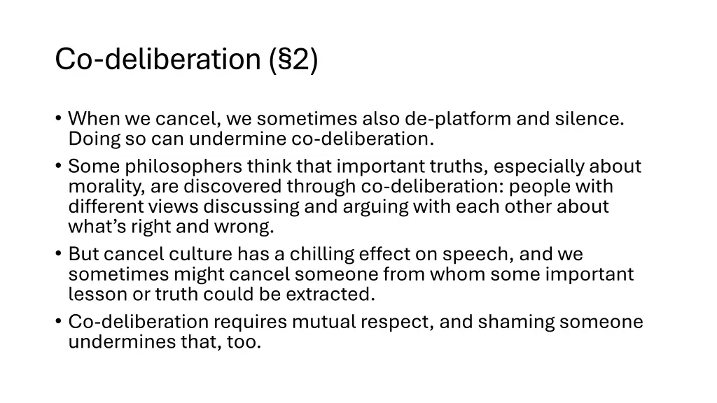 co deliberation 2