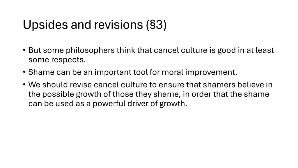 upsides and revisions 3