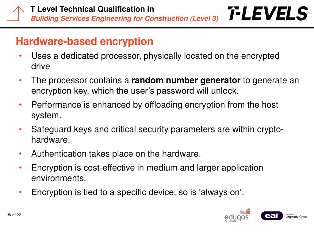 t level technical qualification in building 10