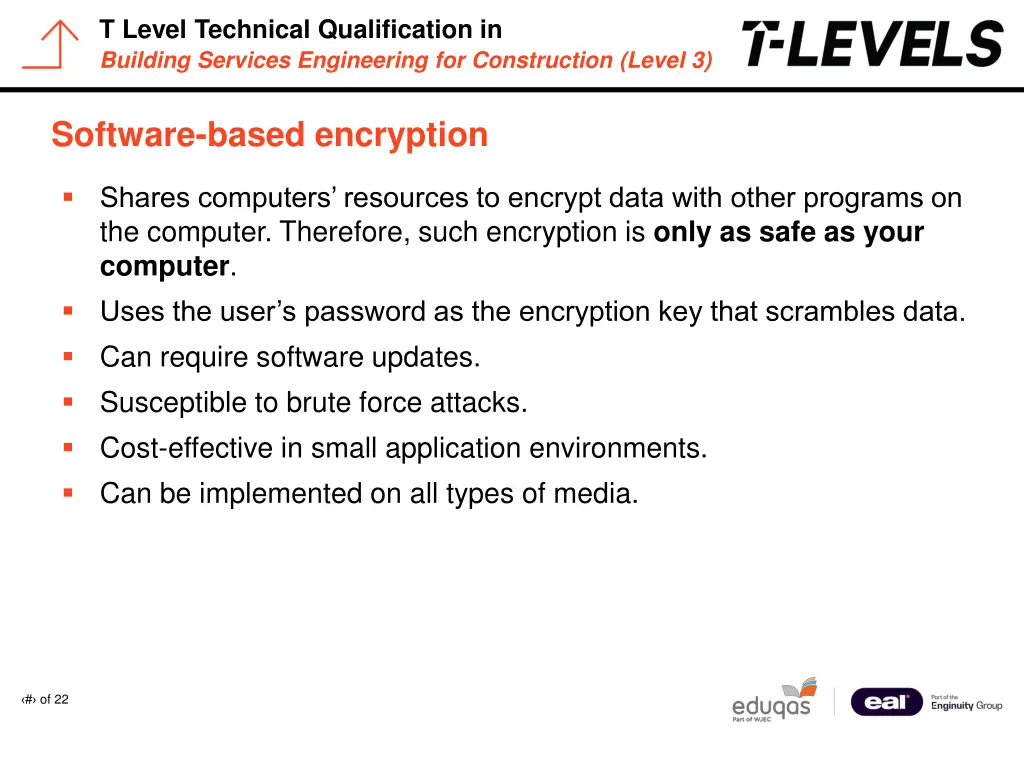 t level technical qualification in building 12