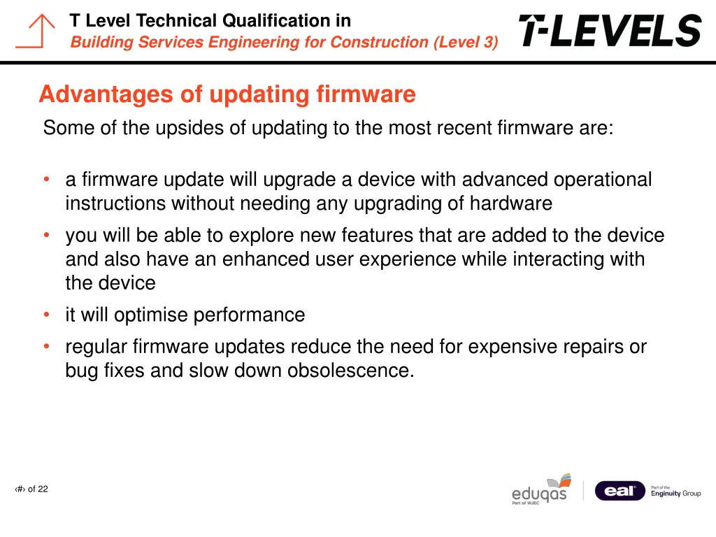 t level technical qualification in building 14