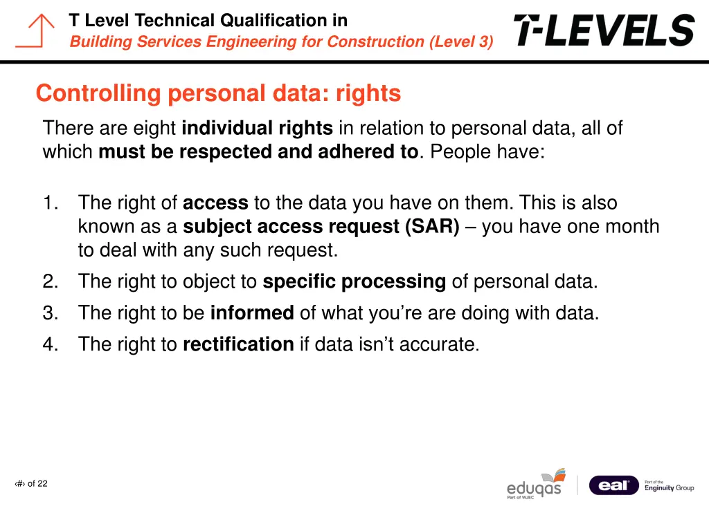 t level technical qualification in building 5