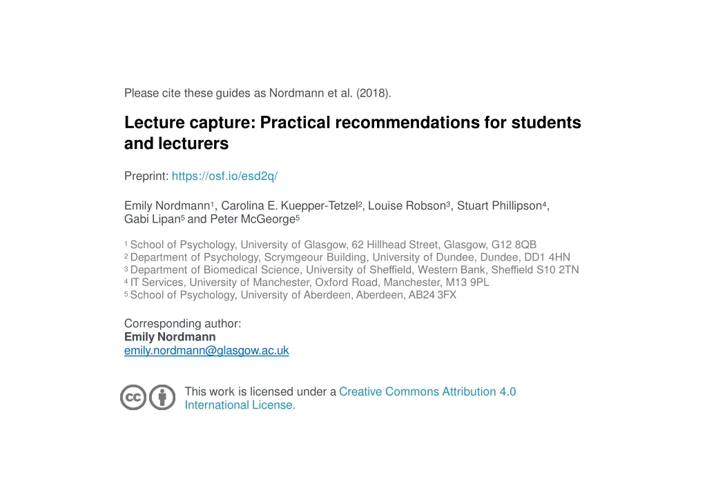 please cite these guides as nordmann et al 2018