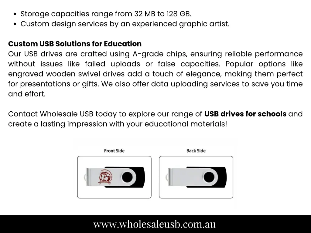 storage capacities range from