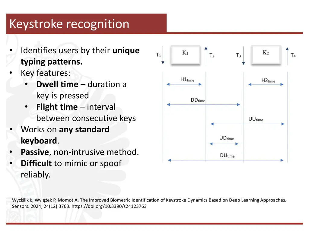 keystroke recognition
