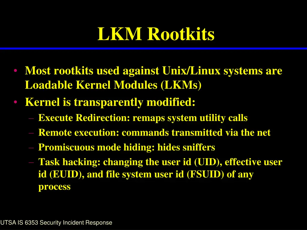 lkm rootkits
