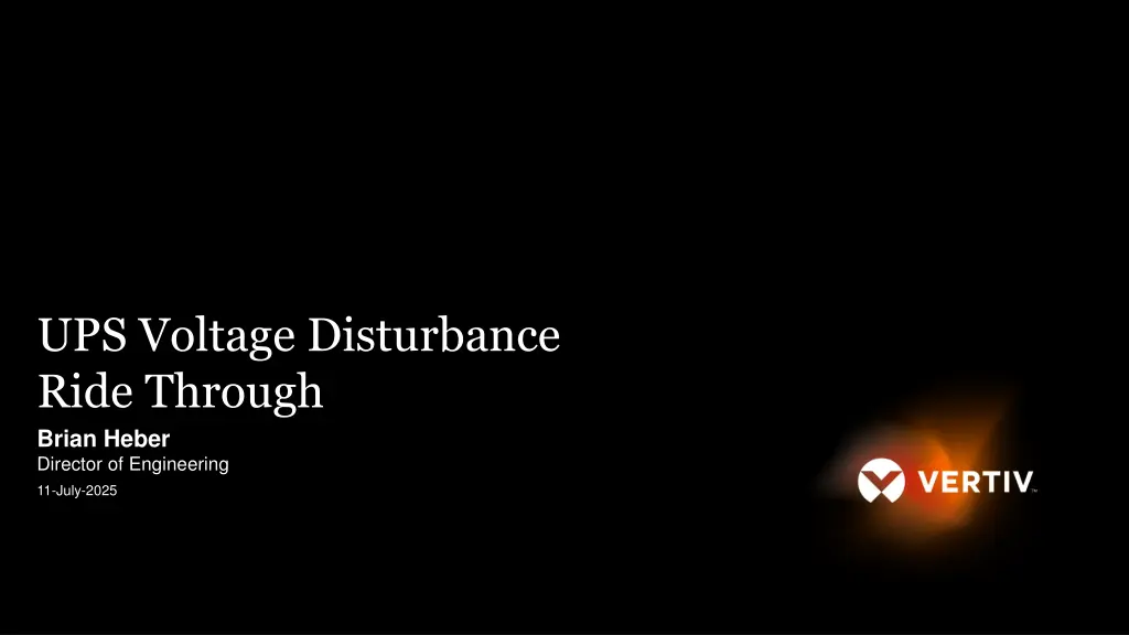 ups voltage disturbance ride through