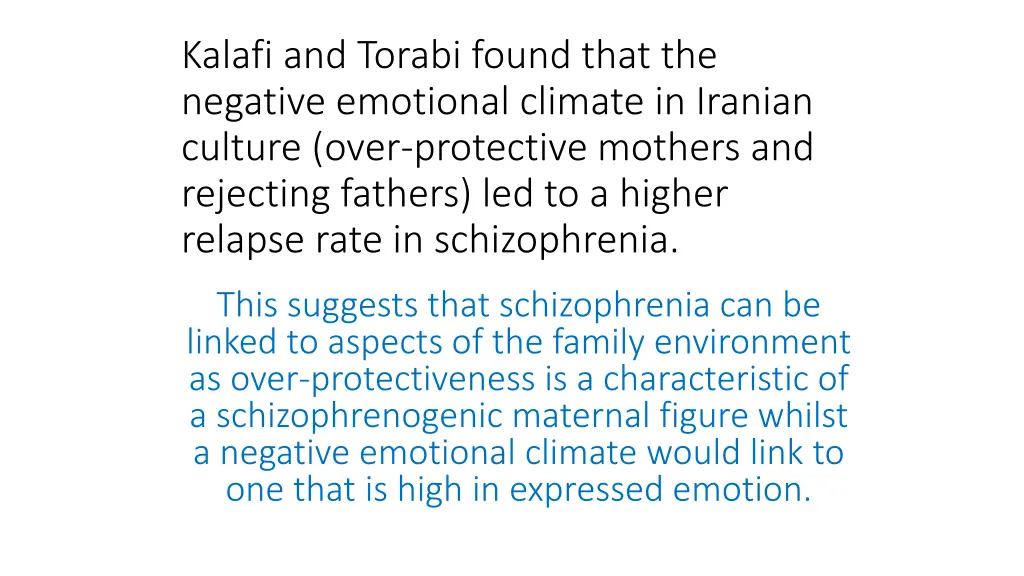 kalafi and torabi found that the negative