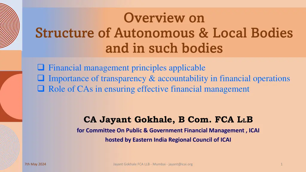 overview on