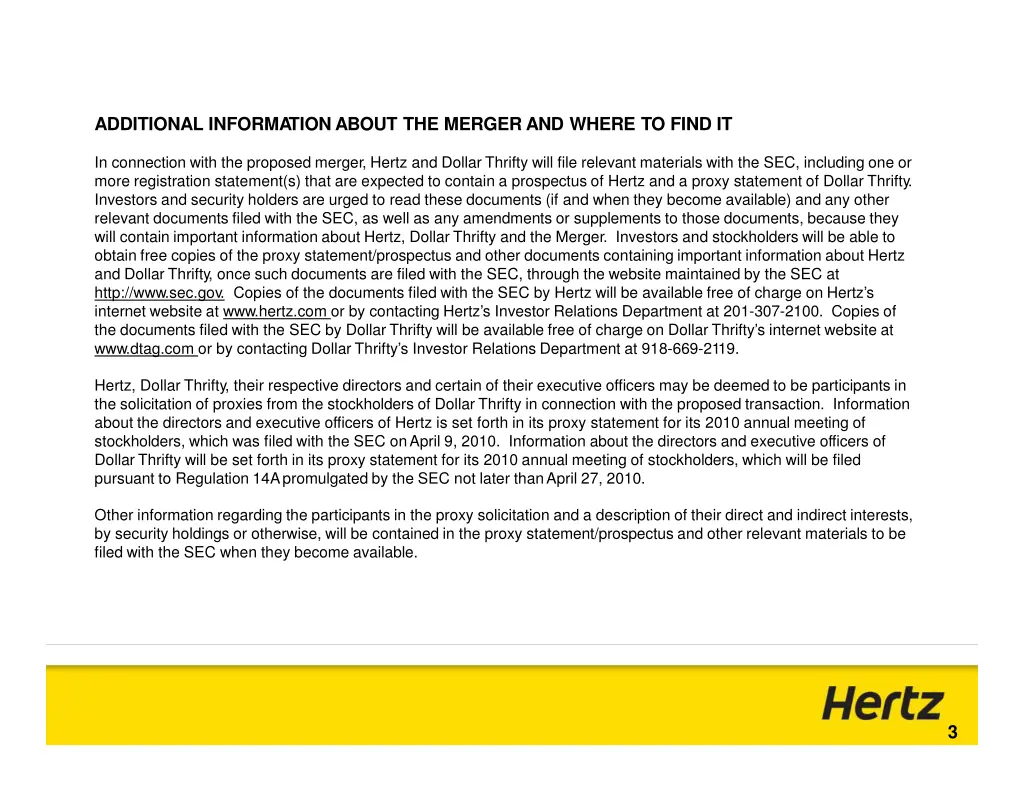 additional informationabout the merger and where