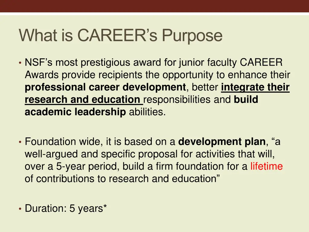 what is career s purpose
