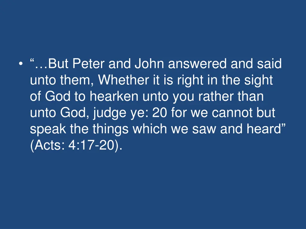 but peter and john answered and said unto them