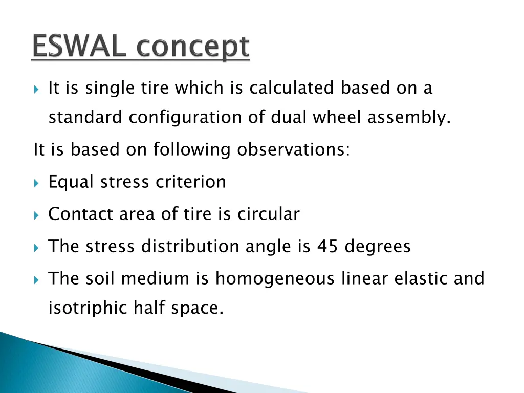 it is single tire which is calculated based