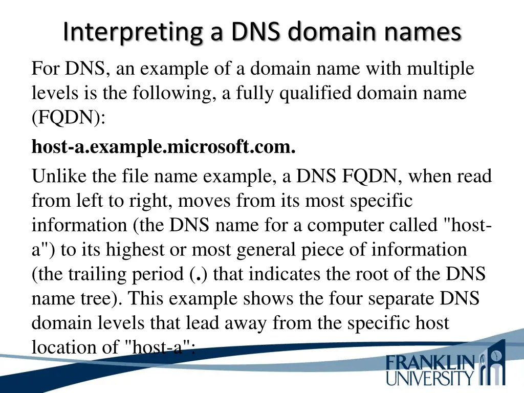 interpreting a dns domain names