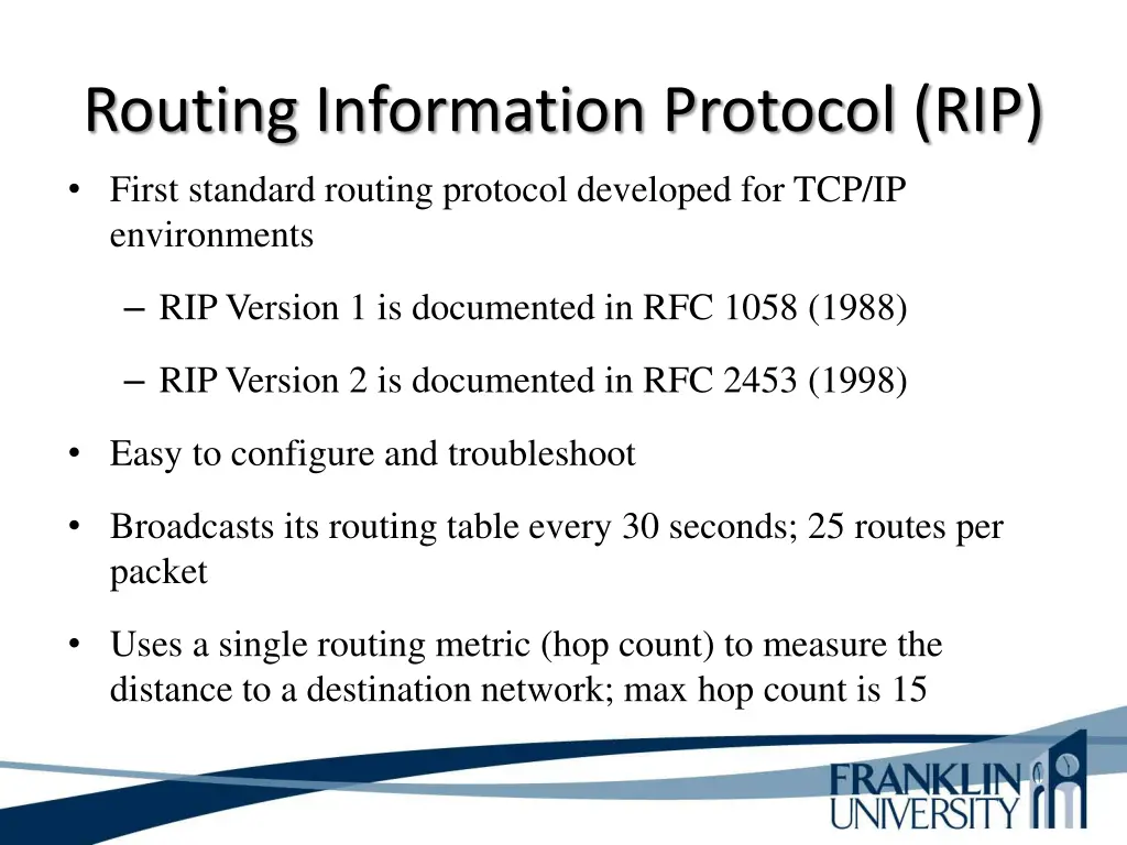 routing information protocol rip