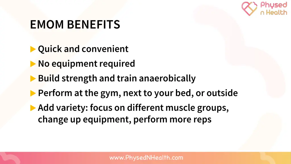 emom benefits