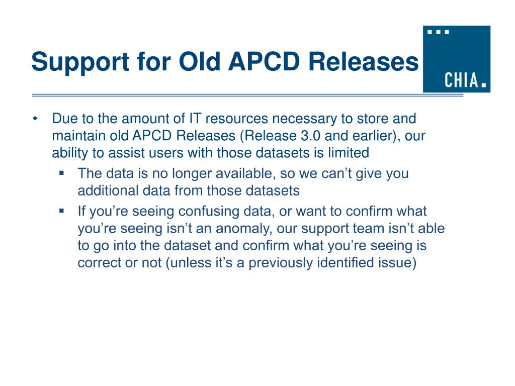 support for old apcd releases