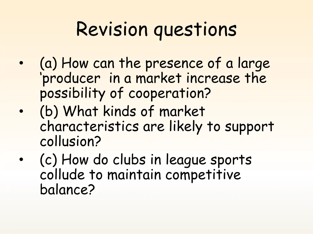 revision questions