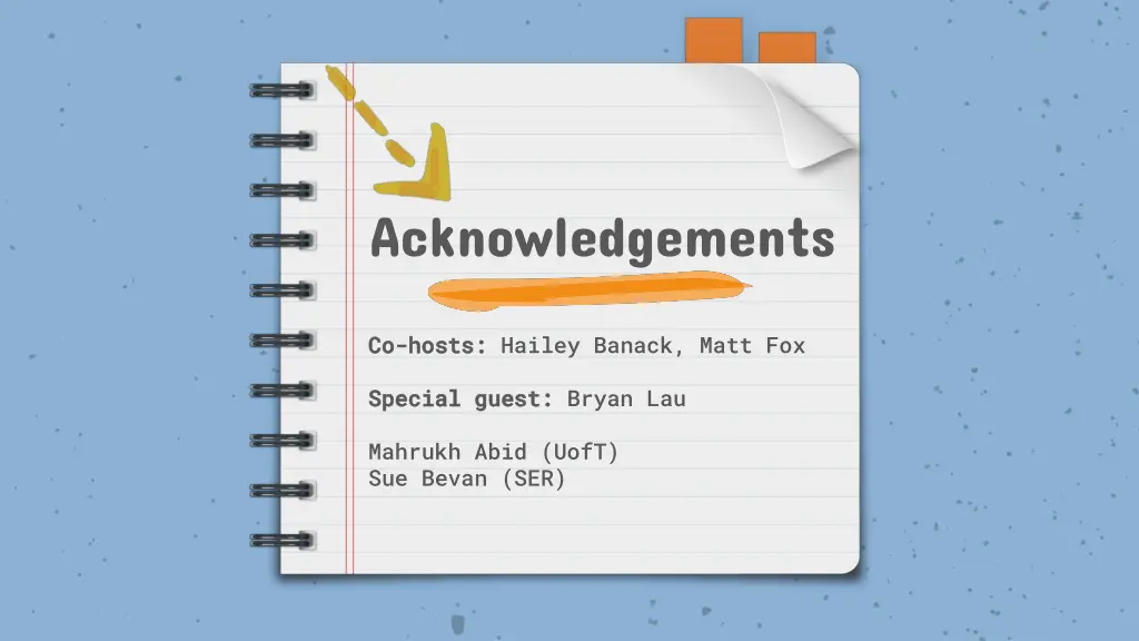 acknowledgements