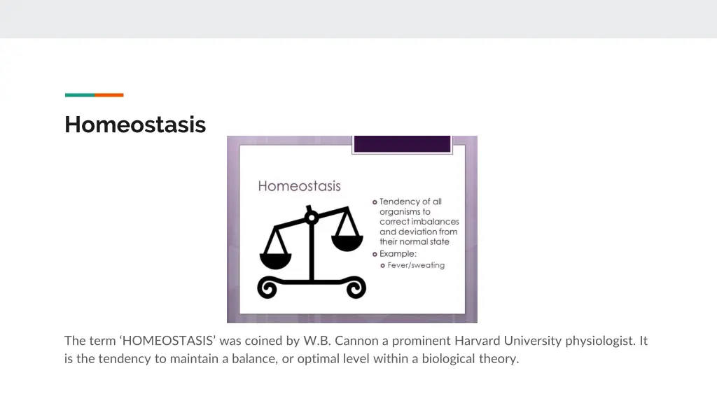 homeostasis