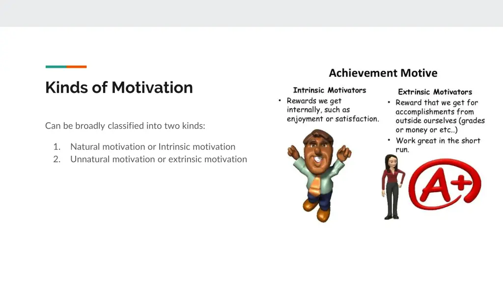 kinds of motivation