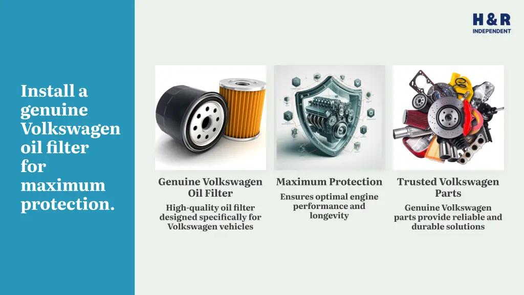 install a genuine volkswagen oil fi lter